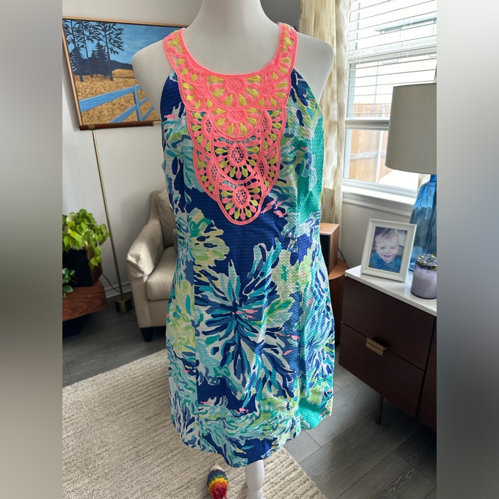 Lilly Pulitzer Pearl Shift Size 10 EUC “Wade and Seek”